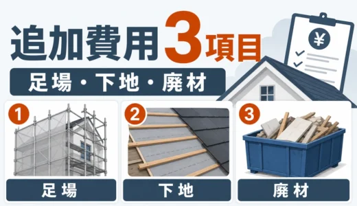 屋根修理の追加費用は契約前に防ぐ｜足場・下地・廃材の見積チェック