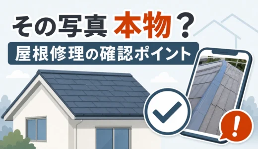 屋根修理の写真は本物？訪問業者に見せられた時の確認ポイント