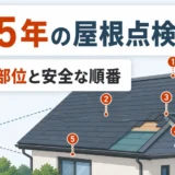築15年の屋根点検で見る5部位と安全な確認順