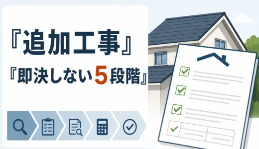 屋根工事中の追加工事は承諾すべき？即決しない5段階の確認フロー