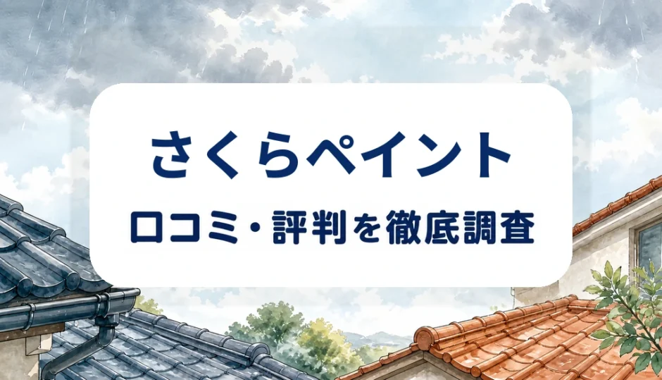 さくらペイントの口コミ・評判を紹介する記事のアイキャッチ画像